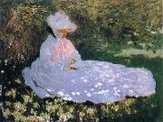 Claude Monet The Reader oil